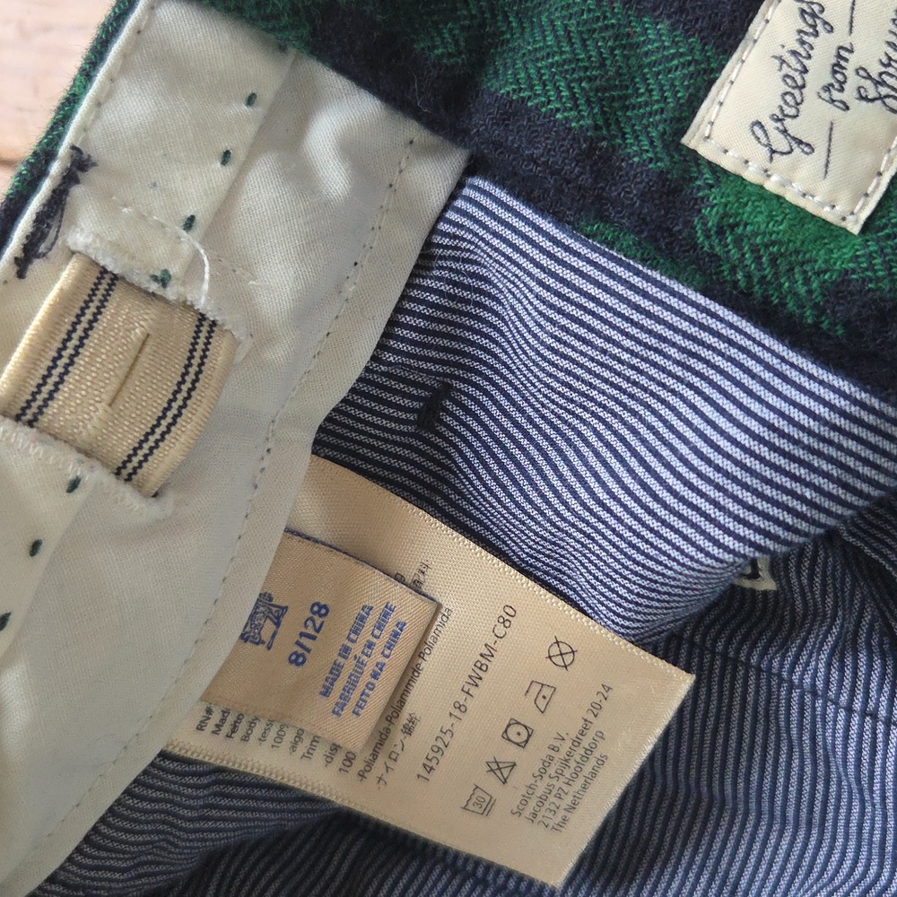 Scotch And Soda Loose Tapered Plaid Adjustable Pants (8/128) - Picture 7 of 10